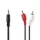 Nedis 3.5 mm Jack - 2x RCA átalakító kábel 1.5m (CAGL22200BK15)