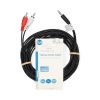 Nedis 3.5 mm Jack - 2x RCA átalakító kábel 5m (CAGL22200BK50)