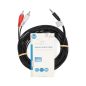 Nedis 3.5 mm Jack - 2x RCA átalakító kábel 5m (CAGL22200BK50)