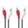 Nedis 2x RCA sztereo audio kábel 1.5m (CAGL24200BK15)