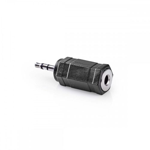 Nedis 2.5" jack dugó 3.5" jack aljzat adapter (CAGP21930BK)