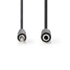 Nedis 3.5 mm-es dugó - 3.5 mm-es aljzat sztereó audio kábel 10m fekete (CAGP22050BK100)
