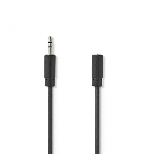 Nedis 3.5 mm-es dugó - 3.5 mm-es aljzat sztereó audio kábel 3m fekete (CAGP22050BK30)
