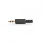 Nedis 3.5" Jack audio csatlakozó dugasz aranyozott (CAVC22900BKG)