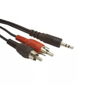   Gembird 3.5 mm Jack - 2x RCA átalakító kábel 0.2m (CCA-458/0.2)