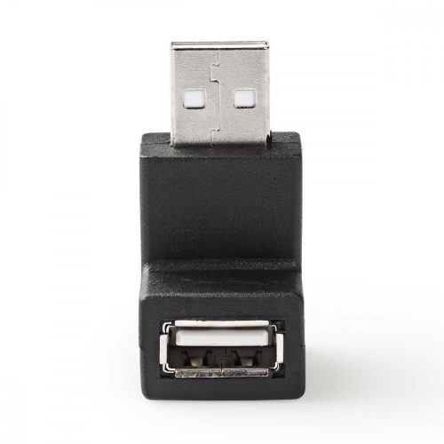 Nedis USB dugó - USB aljzat derékszögű 90 fok adapter (CCGB60930BK)