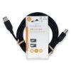 Nedis A dugó - B dugó USB 2.0 kábel 3m fekete (CCGL60100BK30)