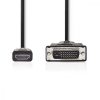 Nedis HDMI Csatlakozó - DVI-D 24+1 pólusú dugó Kábel 10m Fekete (CCGP34800BK100)