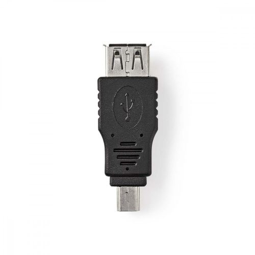Nedis USB A aljzat - 5 tus mini USB dugó adapter (CCGP60902BK)