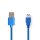 Nedis A dugó - A aljzat USB 3.0 kábel 2m kék (CCGP61010BU20)