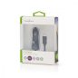 Nedis autós töltő 3A beépített USB C kábellel 1m (CCHAC240ABK)