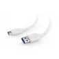 Gembird USB type-C - USB 3.0 kábel 1m fekete (CCP-USB3-AMCM-1M)