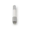 Nedis Apple Lightning 8 pólusú dugó - 3.5 mm-es aljzat Adapter 0.08m Alumínium (CCTB39950AL015)