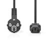 Nedis C13 PC tápkábel 2m (CEGL10000BK20)