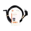 Nedis Európai dugó - IEC-320-C7 tápkábel 2m fekete (CEGL11075BK20)