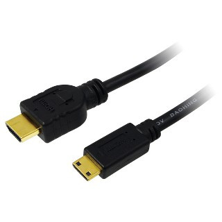 Logilink HDMI - mini HDMI 1.4 kábel 1.5m aranyozott (CH0022)