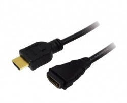 Logilink HDMI 1.4 hosszabbító kábel 2m aranyozott (CH0056)