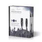   Nedis XLR sztereó 3 pólusú hosszabbító kábel 10m (COTG15010GY100)