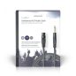   Nedis XLR anya - Jack 6.35 dugó mono audio kábel 10m (COTG15120GY100)