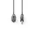 Nedis XLR anya - Jack 6.35 dugó mono audio kábel 5m (COTH15120GY50)