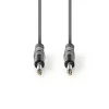 Nedis 6.35 mm-es dugó - 6.35 mm-es dugó Egyensúlyozatlan audio kábel 5m szürke (COTH23000GY50)