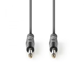   Nedis 6.35 mm-es dugó - 6.35 mm-es dugó Egyensúlyozatlan audio kábel 5m szürke (COTH23000GY50)
