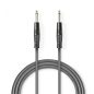 Nedis 6.35 mm-es dugó - 6.35 mm-es dugó Egyensúlyozatlan audio kábel 5m szürke (COTH23000GY50)