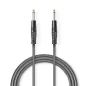   Nedis 6.35 mm-es dugó - 6.35 mm-es dugó Egyensúlyozatlan audio kábel 5m szürke (COTH23000GY50)