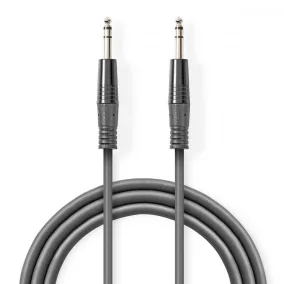 Nedis 6.35 sztereó audio kábel 1.5m (COTH23020GY15)