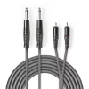 Nedis 2x 6.35mm jack monó dugó - 2x RCA monó dugó 5m (COTH23320GY50)