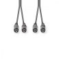 Nedis sztereó audio 2x RCA kábel 3m (COTH24200GY30)