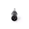 Nedis XLR monó dugó - 6.35 jack dugó adapter (COTP15942BK)