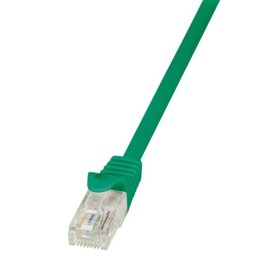 Logilink - patch kábel, Cat5e UTP 0.25m zöld (CP1015U)