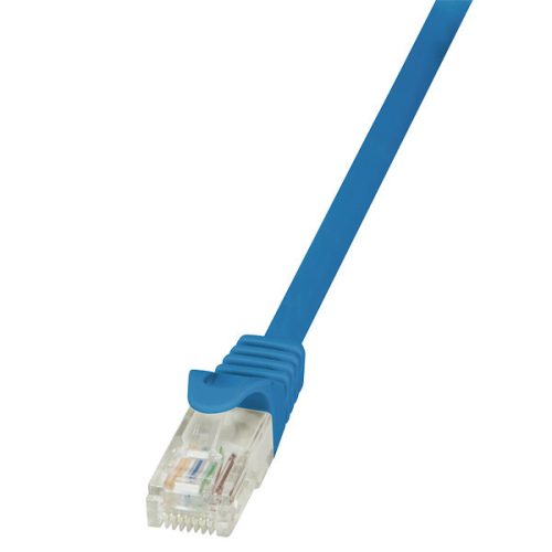 Logilink - patch kábel, Cat5e UTP 0.25m kék (CP1016U)