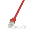 Logilink patch kábel Cat6 U/UTP EconLine 0.25m piros (CP2014U)