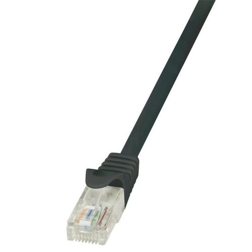 Logilink patch kábel Cat6 U/UTP EconLine 0.5m fekete (CP2023U)