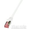 Logilink patch kábel, Cat6 S/FTP PIMF PrimeLine 0.5m fehér (CQ2021S)