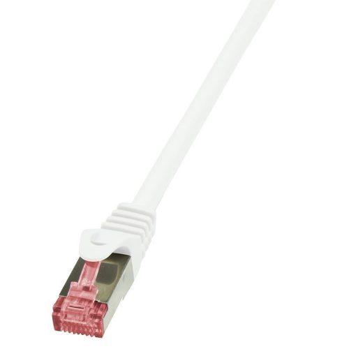 Logilink patch kábel, Cat6 S/FTP PIMF PrimeLine 1m fehér (CQ2031S)