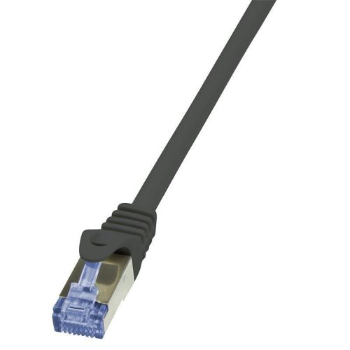 Logilink patch kábel Cat6A 10G S/FTP PIMF PrimeLine 0.50m fekete (CQ3023S)