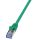 Logilink patch kábel Cat6A 10G S/FTP PIMF PrimeLine zöld 0.50m (CQ3025S)