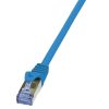 Logilink patch kábel Cat6A 10G S/FTP PIMF PrimeLine kék 0.50m (CQ3026S)