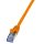 Logilink patch kábel, Cat6A S/FTP PIMF PrimeLine narancssárga 0.50m (CQ3028S)