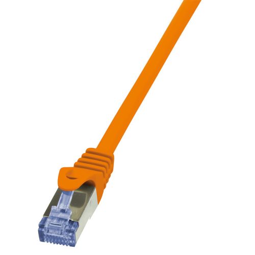 Logilink patch kábel, Cat6A S/FTP PIMF PrimeLine narancssárga 0.50m (CQ3028S)