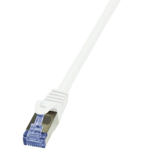 Logilink patch kábel Cat6A 10G S/FTP PIMF PrimeLine 1m fehér (CQ3031S)
