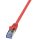 Logilink patch kábel Cat6A 10G S/FTP PIMF PrimeLine piros 3m (CQ3064S)