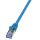 Logilink patch kábel Cat6A 10G S/FTP PIMF PrimeLine kék 3m (CQ3066S)