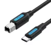 Vention USB-C to USB 2.0 B kábel, 1m (CQUBF)