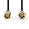 Nedis SMA apa - apa antenna kábel 2m (CSGL02000BK20)