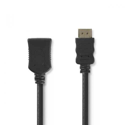 Nedis HDMI 1.4 ethernet hosszabbító 2m kábel fekete (CVGL34090BK20)