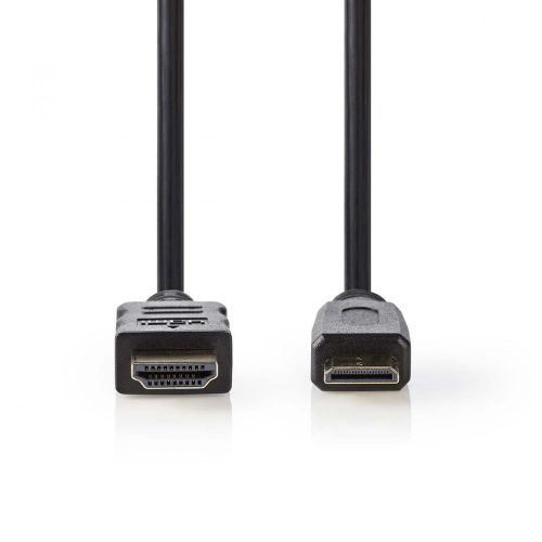 Nedis 1.5m mini HDMI 1.4 kábel fekete (CVGP34500BK15)